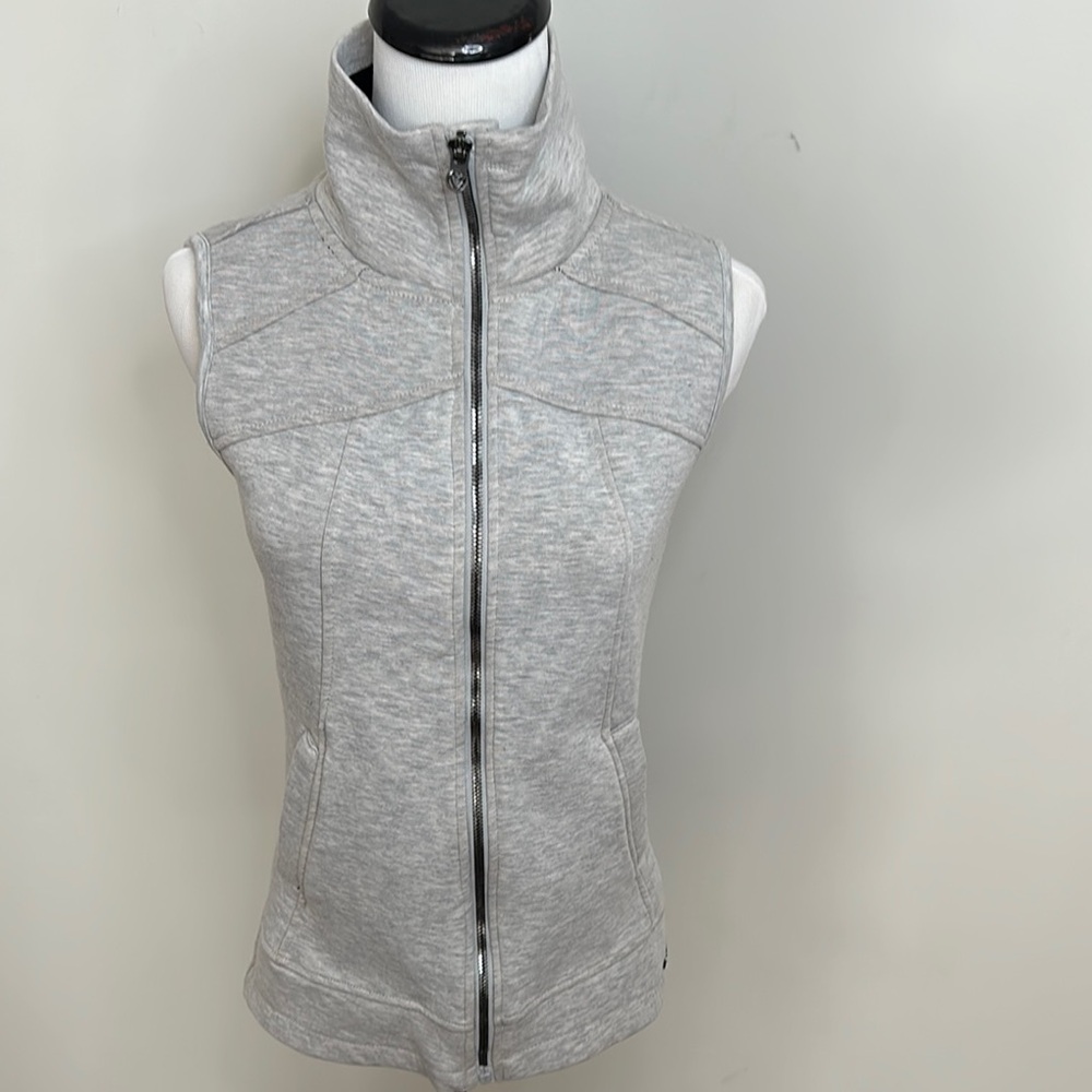 Betsey Johnson Vest Women's Gray Zip-Up Vest Size XS